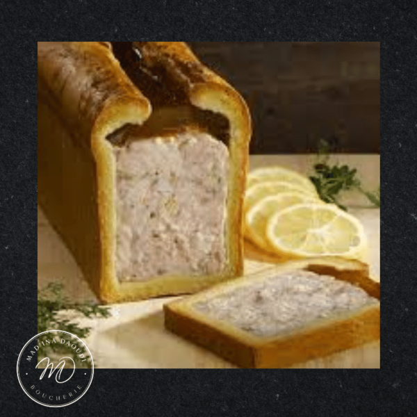 Boucherie Madina Daoudi - 
Pâté en croûte volaille (100GR)